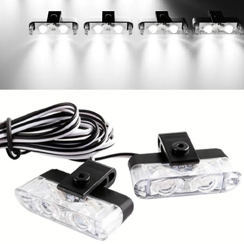 Стробоскоп в решітку радіатора LED 9202 12V з пультом Білий (3955) - фото 4 Стробоскоп в решітку радіатора LED 9202 12V з пультом Білий (3955) - фото 4