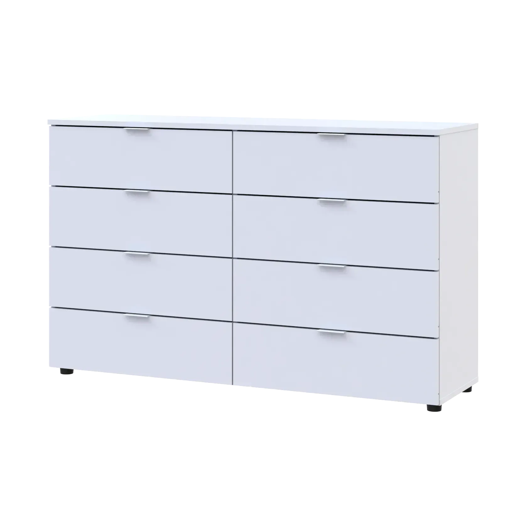 Комод Doros Рон 8 ящиков 130х38х81 см Белый (41 516 172) - фото 1 Комод Doros Рон 8 ящиков 130х38х81 см Белый (41 516 172) - фото 1