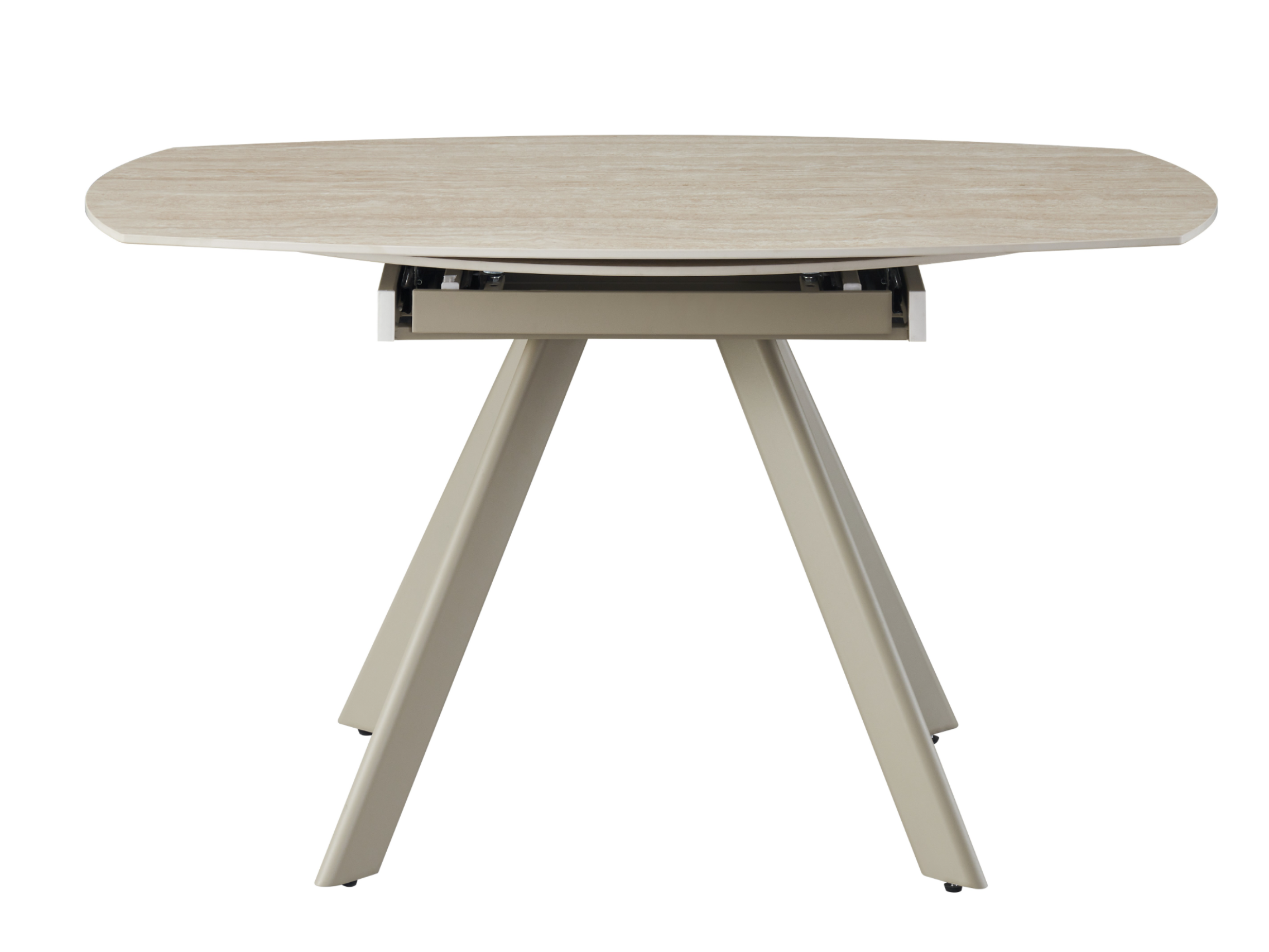 Обідній стіл круглий Vetro Mebel Сієна 800/1350/760 мм Римський травертин/Капучино (TML-1240) - фото 3 Обідній стіл круглий Vetro Mebel Сієна 800/1350/760 мм Римський травертин/Капучино (TML-1240) - фото 3