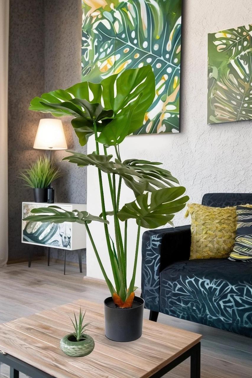 Искусственное растение вазон Монстера Greenflowers 211885 90 см