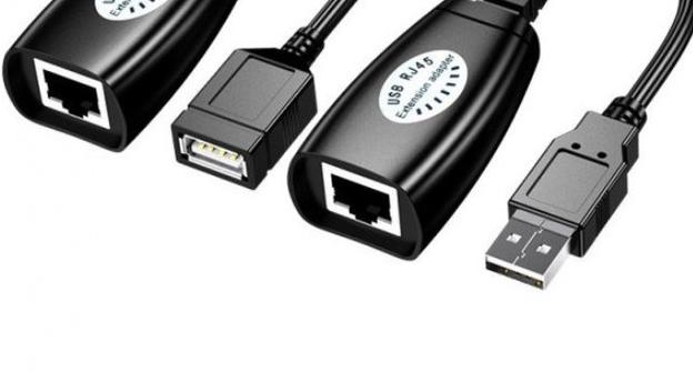 Подовжувач USB RJ45 до 50 см (000533065) - фото 2 Подовжувач USB RJ45 до 50 см (000533065) - фото 2