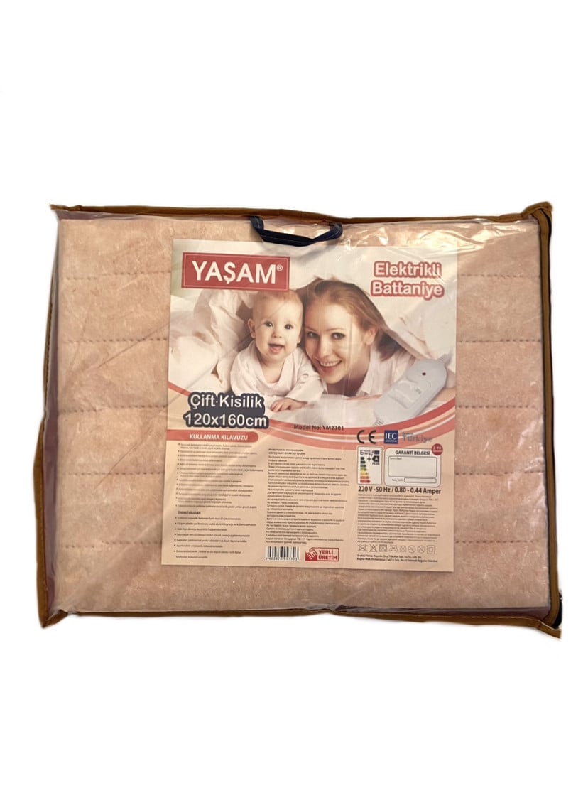 Электропростынь полуторная YASAM 120х160 см Персиковый (YM2301) - фото 1 Электропростынь полуторная YASAM 120х160 см Персиковый (YM2301) - фото 1