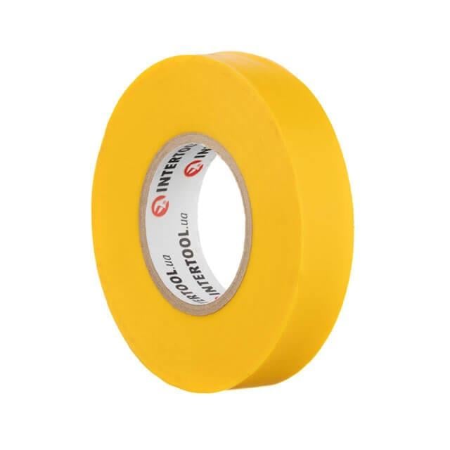 Лента изоляционная INTERTOOL IT-0062 0,15x17 мм x 25 м Желтый (11939212)