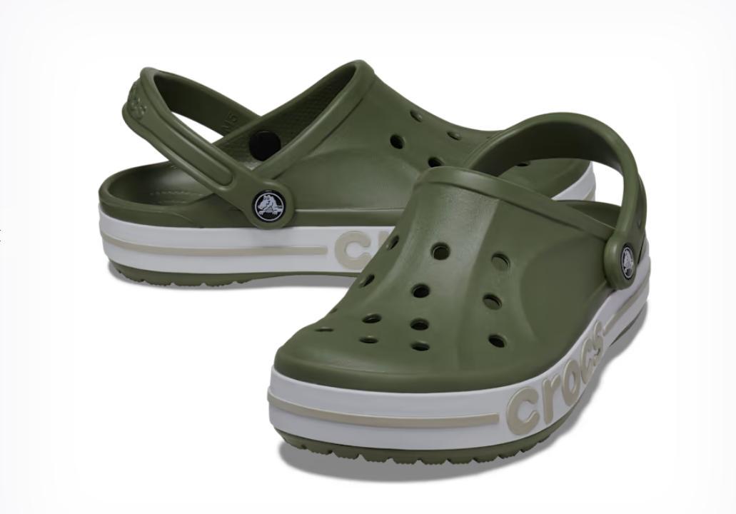 Сабо Crocs Bayaband Clog M8W10 р. 40 26 см Army Green Cobblestone (205089) - фото 3