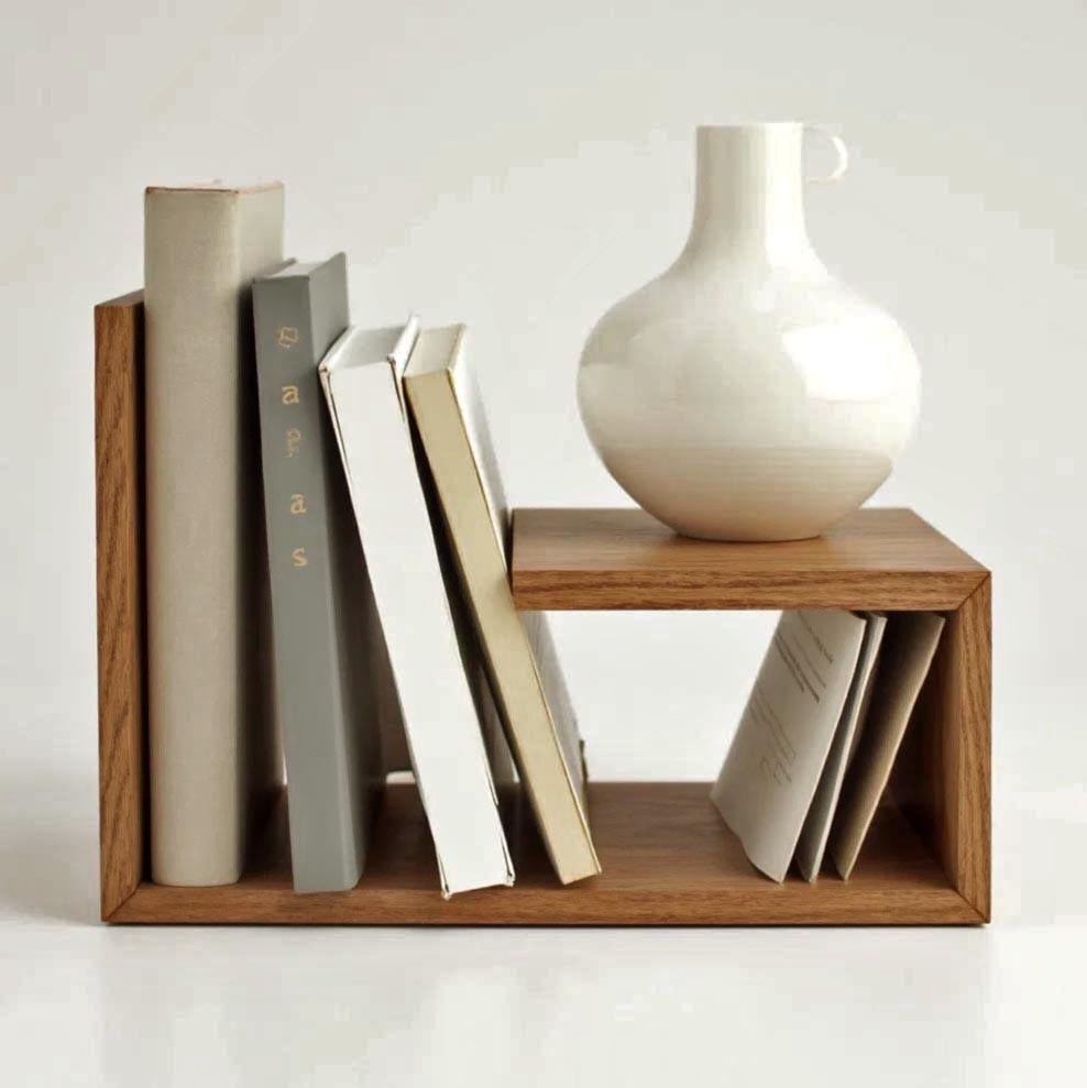 Полка книжная настольная из дерева Бадериан Сиена (КПА-010305)