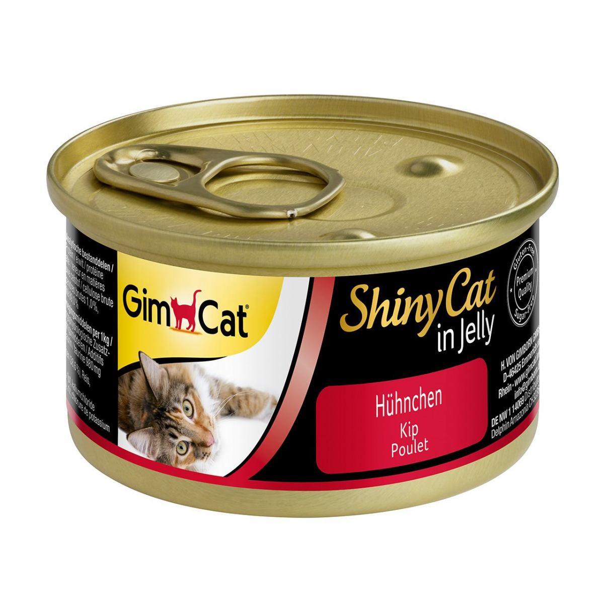 Вологий корм для котів GimCat Shiny Cat курка 70 г (G-413112/413310)