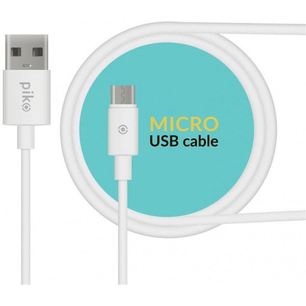 Кабель Piko CB-UM11 USB-microUSB 1,2 м White (1283126496172)