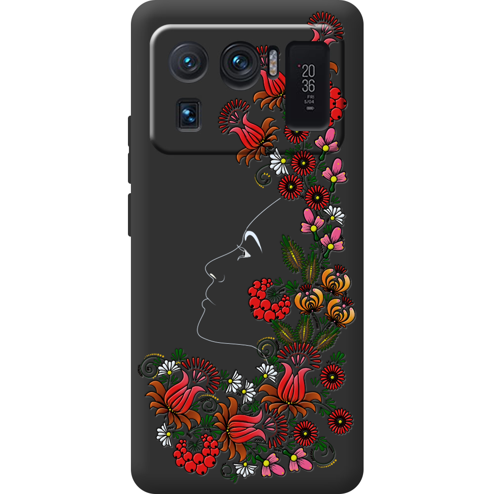 Чехол BoxFace Xiaomi Mi 11 Ultra 3D Ukrainian Muse Черный силикон (44424-bk64-44449)