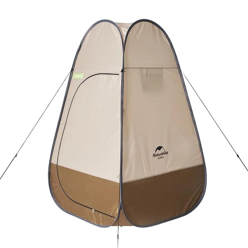 Намет для душу Naturehike Utility Tent 210T NH17Z002-P Коричневий (11168580)