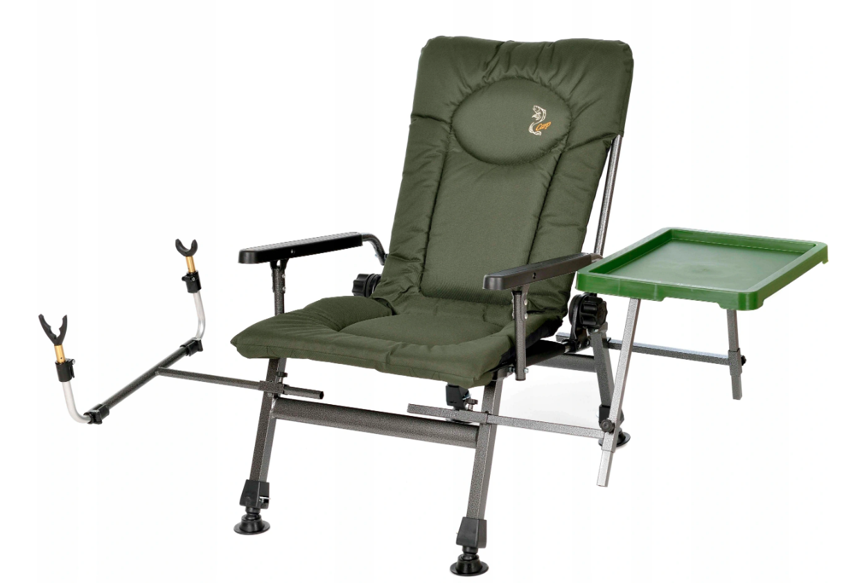 Крісло рибальське зі столиком та тримачем вудки коропове Elektrostatyk F5R ST/P NN - фото 8 Крісло рибальське зі столиком та тримачем вудки коропове Elektrostatyk F5R ST/P NN - фото 8
