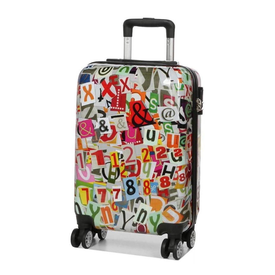 Валіза мала Madisson Snowball 36820F S полікарбонат Різнокольоровий