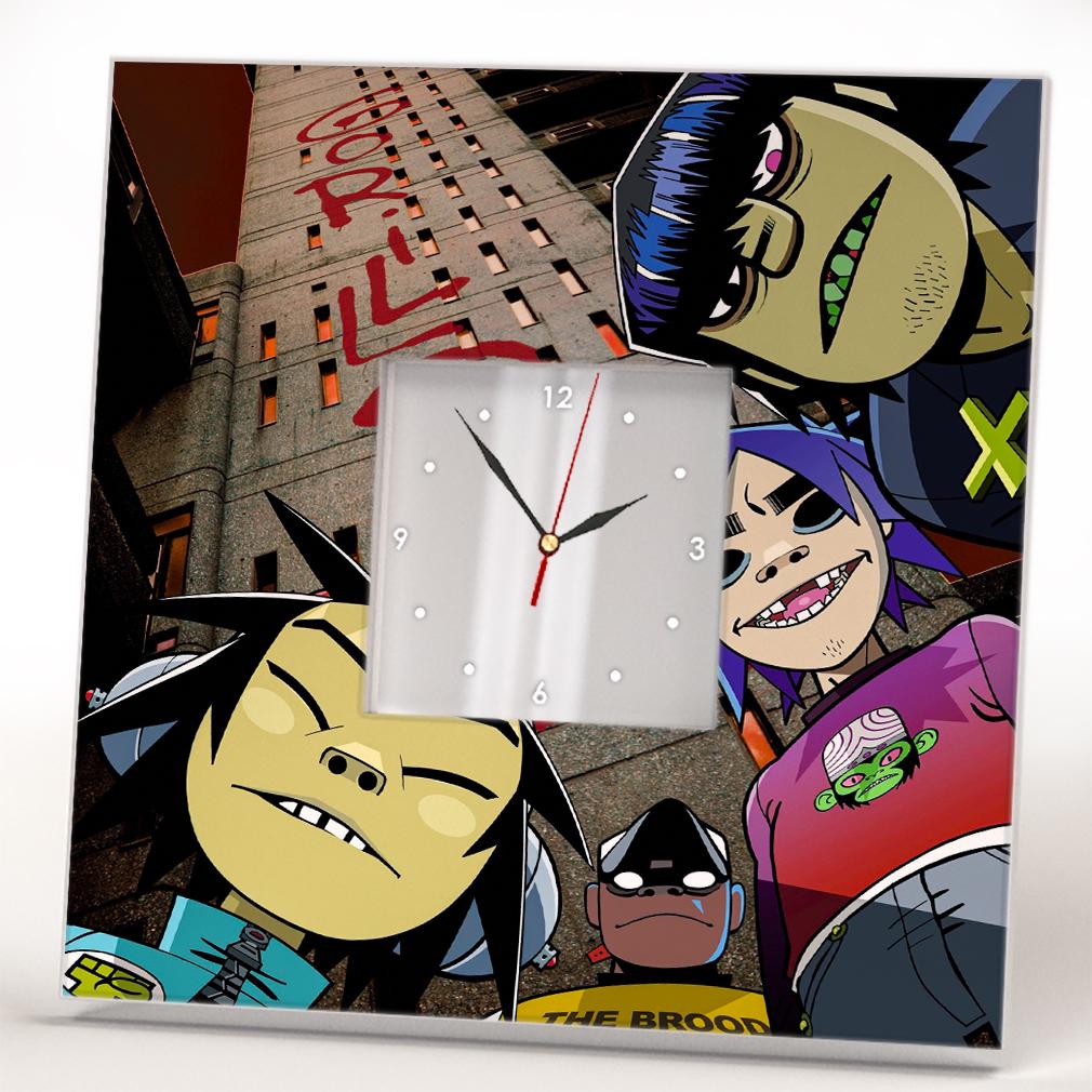 Часы Группа Gorillaz 260x260 мм (C04588)