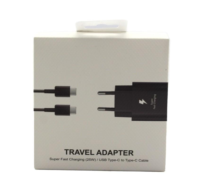 Зарядний пристрій для телефонів Adapter 9174 Type-C 25W з кабелем Black (2141ecda) - фото 2