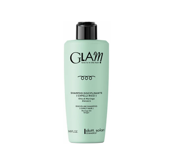 Шампунь дисциплінуючий для кучерявого волосся Dott.Solari Glam Discipline Shampoo Curly Hair 250 мл Шампунь дисциплінуючий для кучерявого волосся Dott.Solari Glam Discipline Shampoo Curly Hair 250 мл