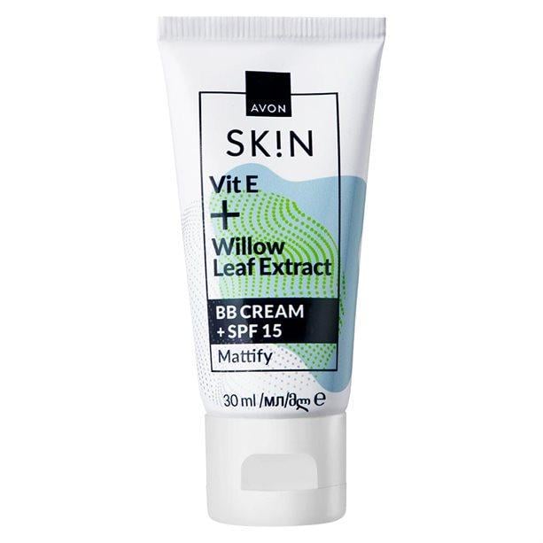 BB-крем Avon SPF 15 с витамином Е и экстрактом листьев ивы матовый 30 мл EXTRA LIGHT/Экстрасветлый (2824116616)