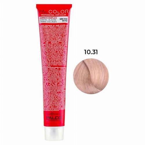 Краска для волос профессиональная PALCO с комплексом аминокислот 100 мл 10.31 платиновый блонд пепельны (2515832642)