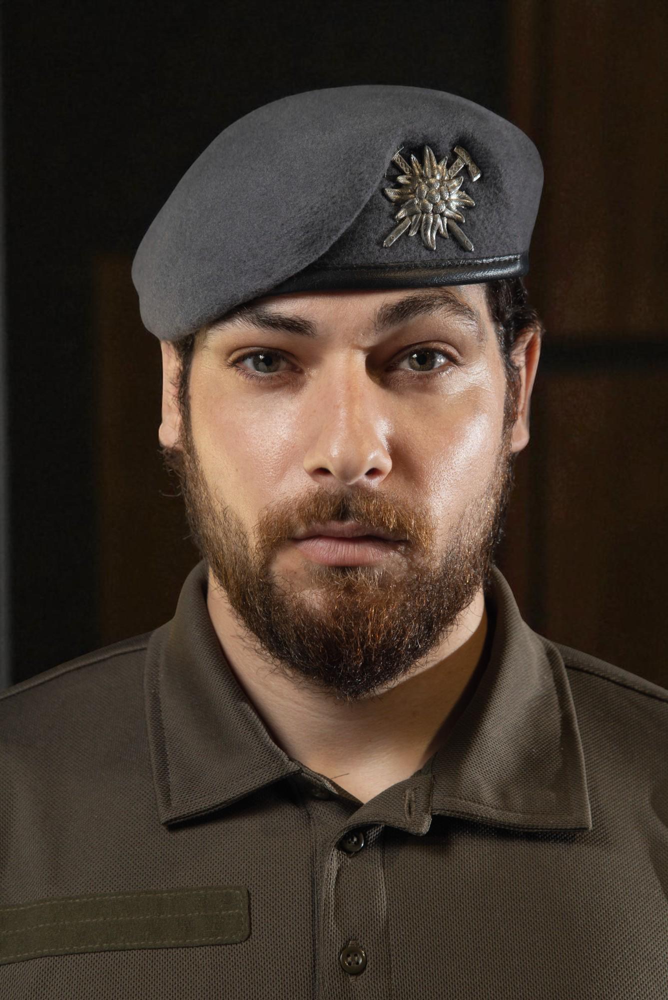 Берет Горная пехота Украины M/55-56 см Темно-серый (29044711) - фото 2