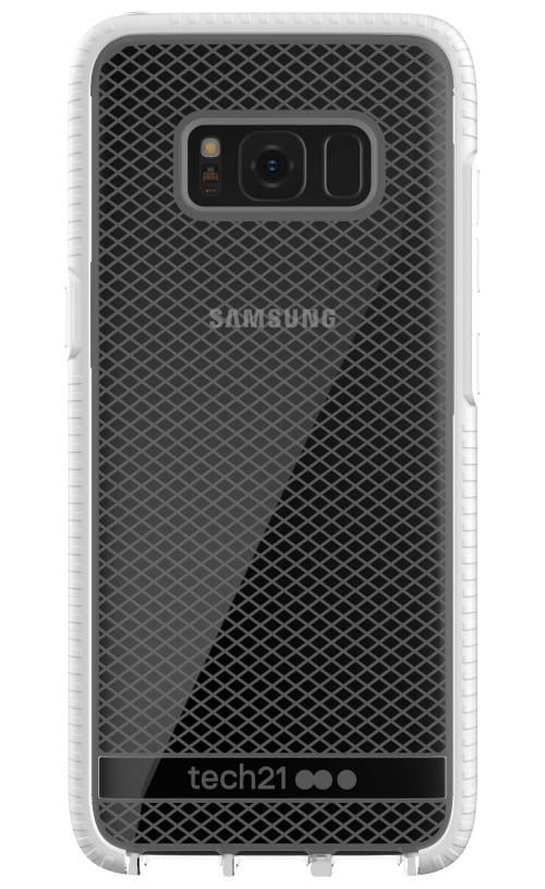 Защитный чехол Tech21 D3O® Flexshock для Samsung S8 Plus Clear White