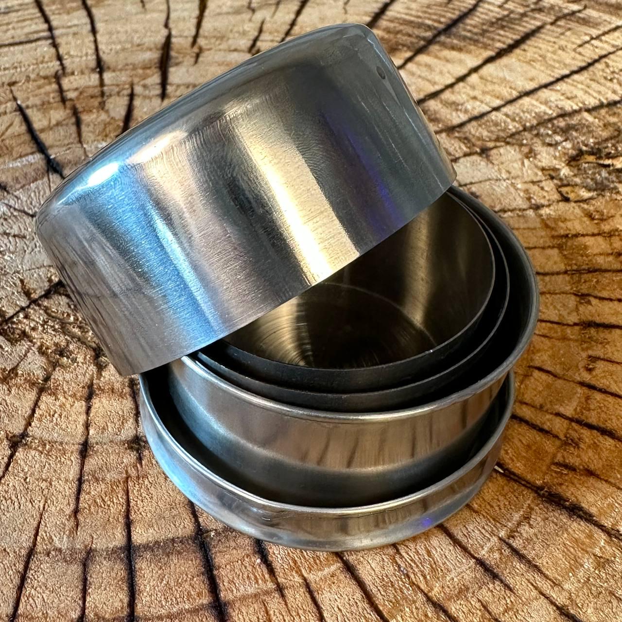 Склянка складна туристична кишенькова з нержавіючої сталі - фото 2 Склянка складна туристична кишенькова з нержавіючої сталі - фото 2