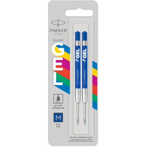 Стержни шариковые Parker GEL М 2 шт. 10 362BLU2