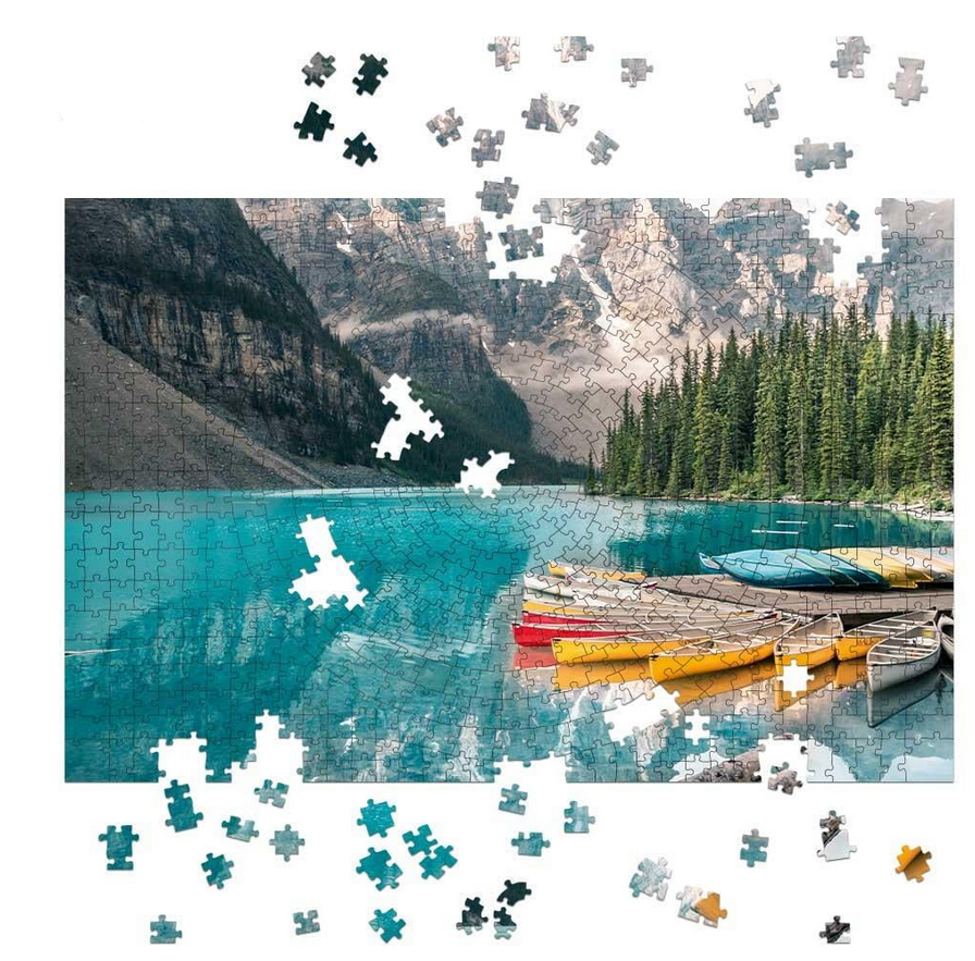 Пазл деревянный фигурный TheGravix Озеро Морейн