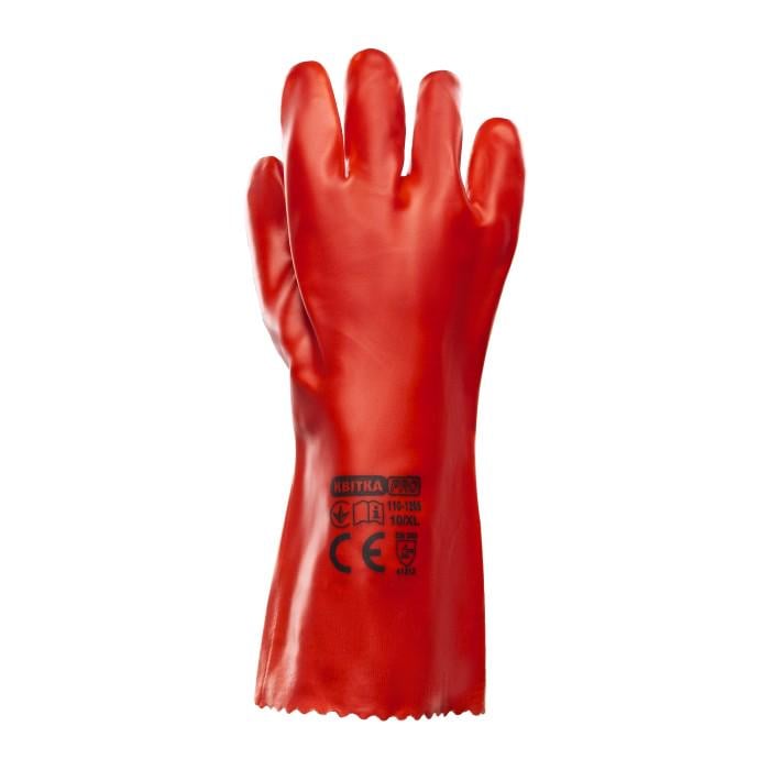 Перчатки бензомаслостойкие КВИТКА PRO Industrial с ПВХ покрытием XL (110-1205-10-IND) Перчатки бензомаслостойкие КВИТКА PRO Industrial с ПВХ покрытием XL (110-1205-10-IND)