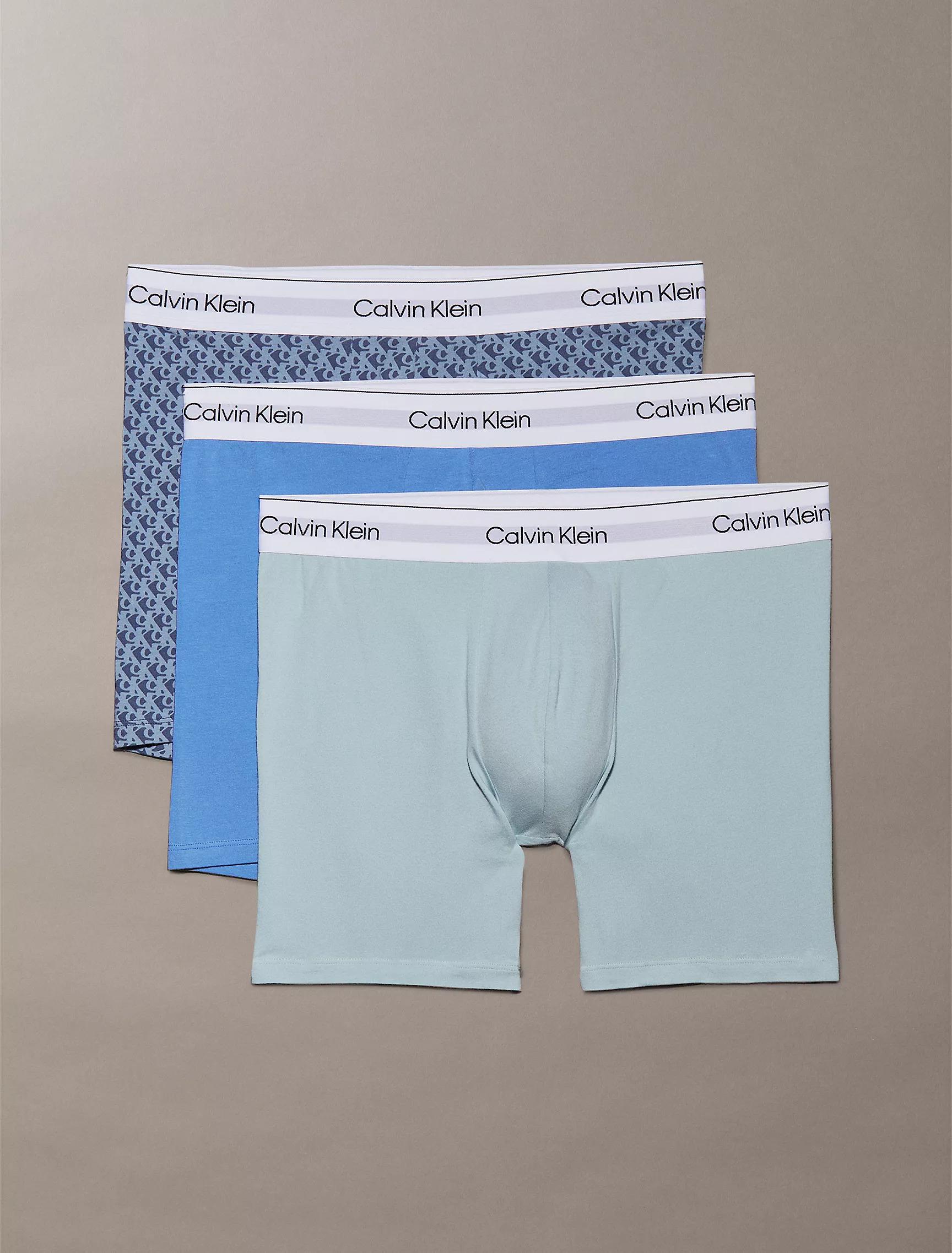 Набор трусов боксеры Calvin Klein L 3 шт. Разноцветный (CK-132)