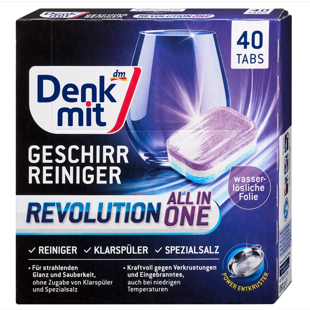 Таблетки для посудомоечной машины DenkMit Multi-Power Revolution 40 шт. (EPI-15102025-773)
