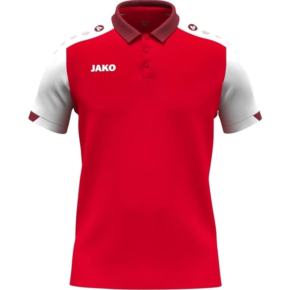 Поло детское Jako DYNAMIC 164 см Красно-белый (6370-114)