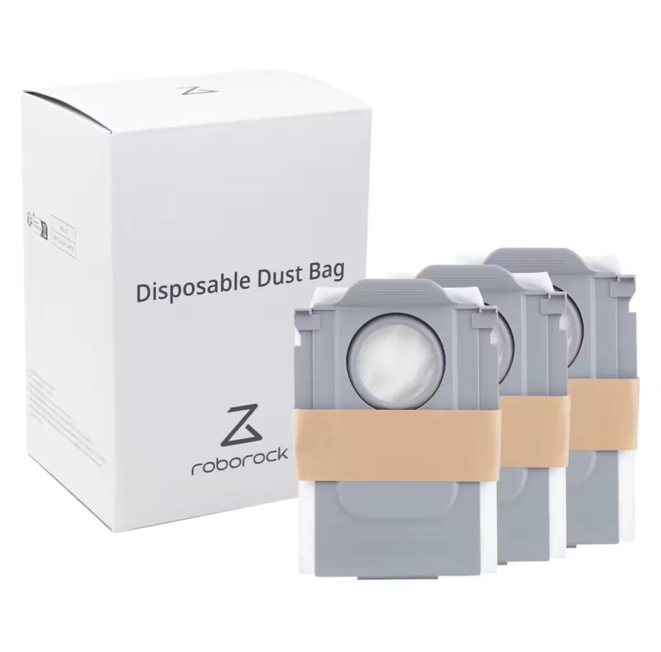 Комплект мешков пылесборных для робота-пылесоса Roborock S8 MaxV Ultra/Q Revo/Q Revo Pro/Saros 10/G30/P20 Pro/G20S Ultra/S9 MaxV Slim 3 шт. (26858134)