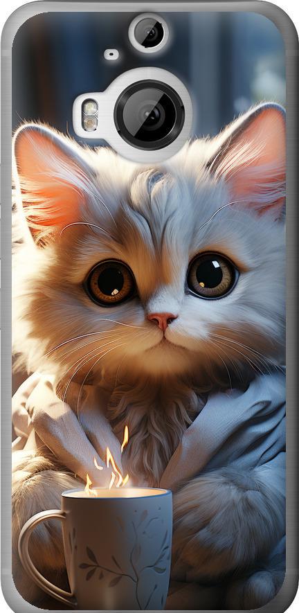 Чехол на HTC One M9 Plus White cat (5646u-134-42517)