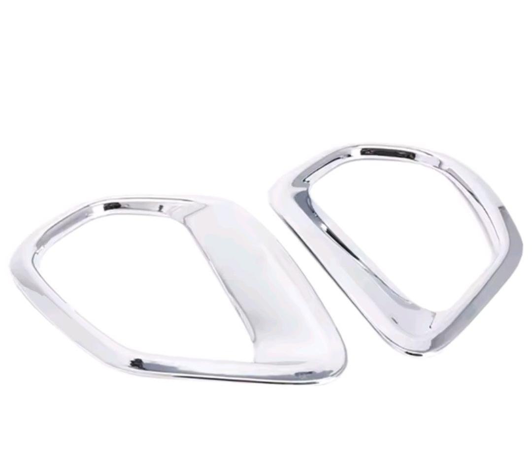 Накладки хром на задні ліхтарі/туманки ПТФ Mitsubishi Outlander 3 2 шт. (28104724)