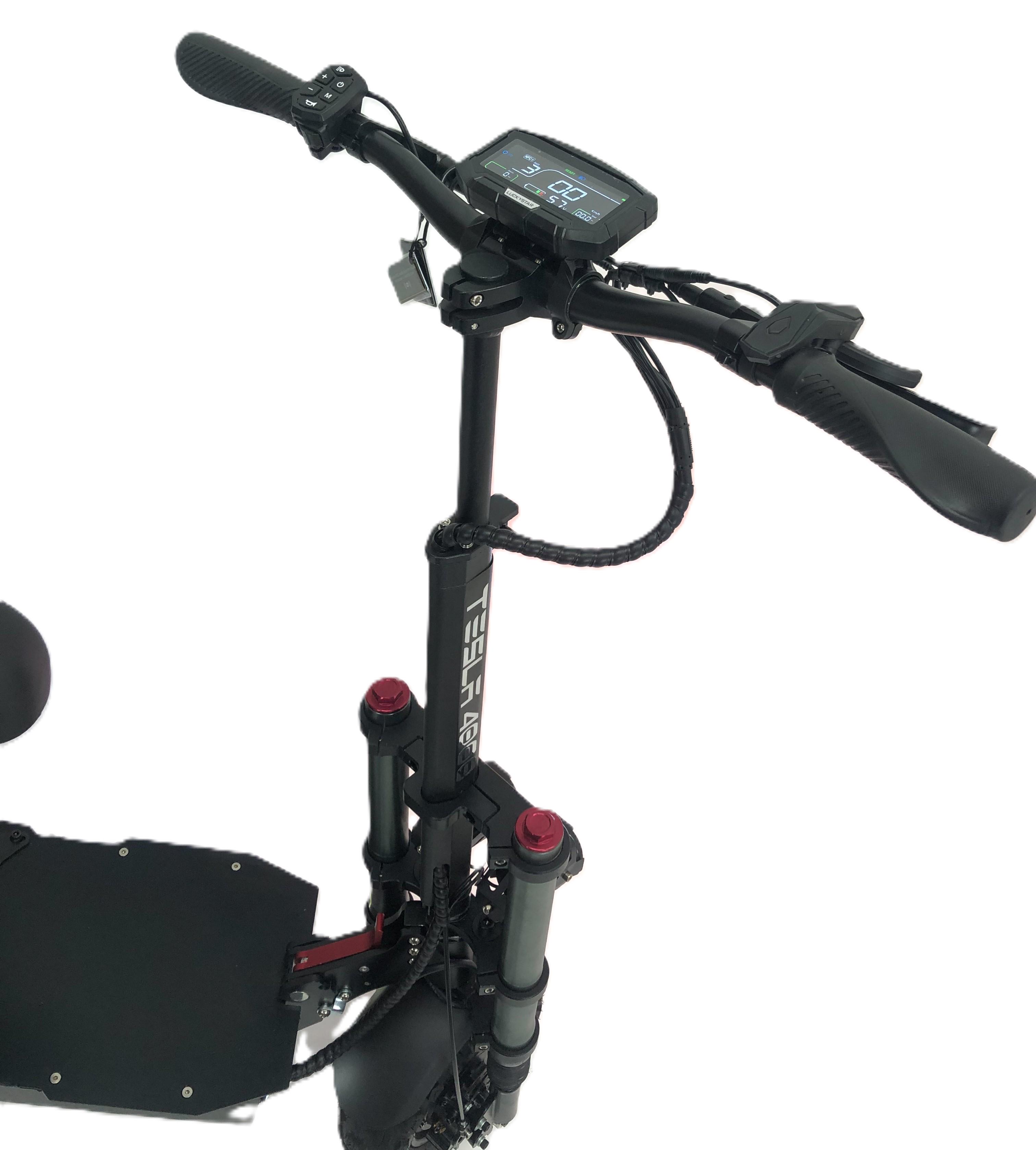 Електросамокат TESLA 4000 3000W х2 60V 30Ah NFC ключ - фото 12