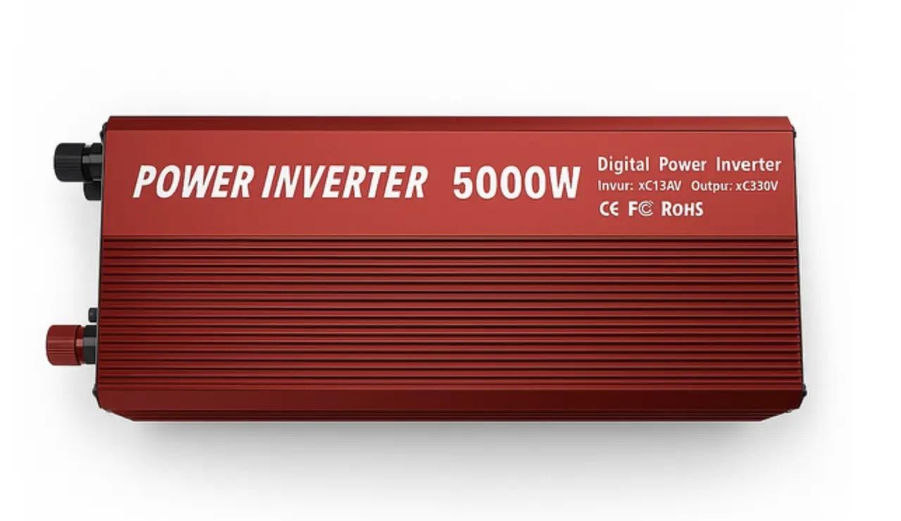 Автомобильный инвертор Power inverter UN-3061 12V 220V USB алюминий рабочая мощность 2200 Вт 5000 Вт (30824581)