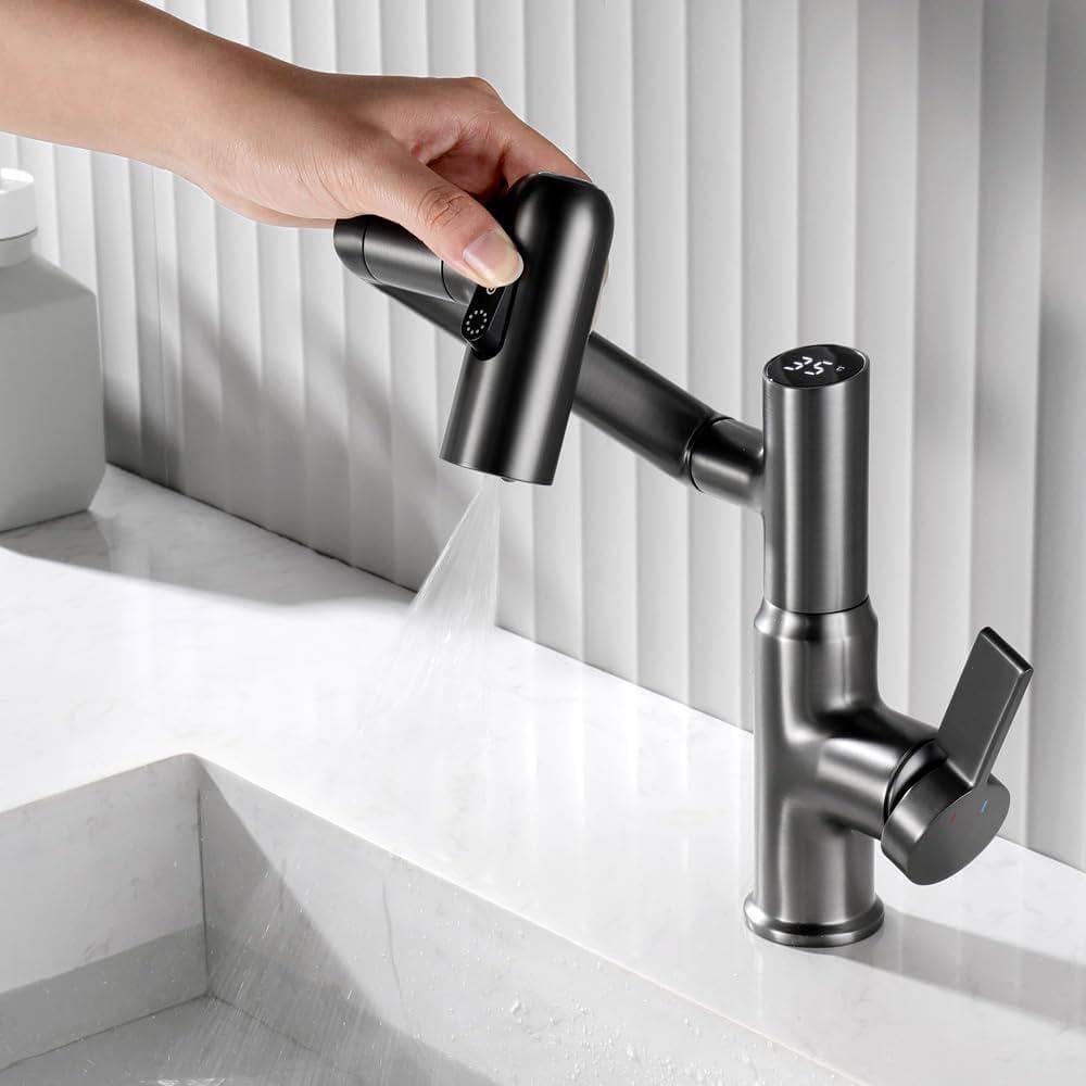 Змішувач для кухні Epelli Sensore Robotic Grafito Графітовий (2424235959) - фото 5