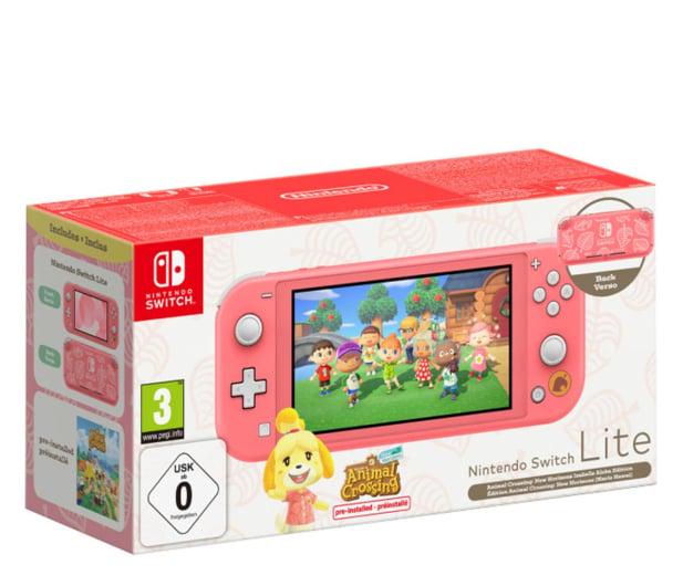 Ігрова приставка портативна Nintendo Switch Lite Coral Animal Cros.Ed.pre (NSH131)