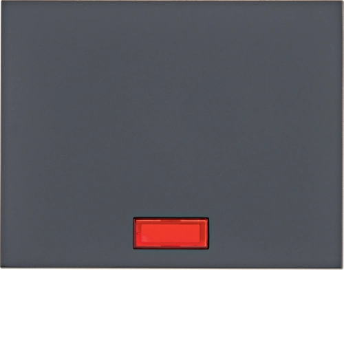 Панель лицевая Berker K.1 для выключателя с линзой Антрацитовый (14157006)