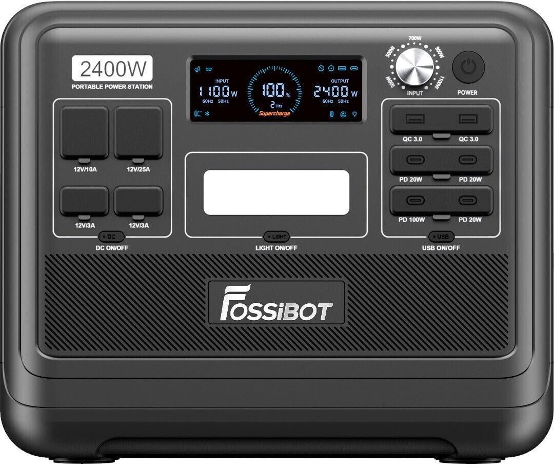 Зарядна станція Fossibot F2400 2048Wh 2400W Black