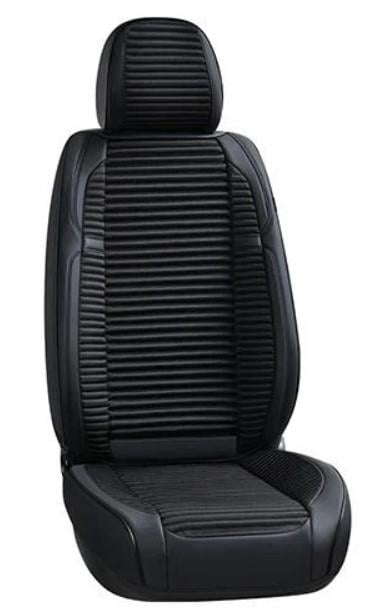 Набор чехлов 2 подг экокожи Черный (V-2003 Bk Front)