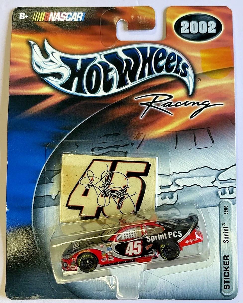 Игрушечная машинка Hot Wheels Dodge Intrepid №45 Sprint 2002 Pro Racing NASCAR Sticker (55903)