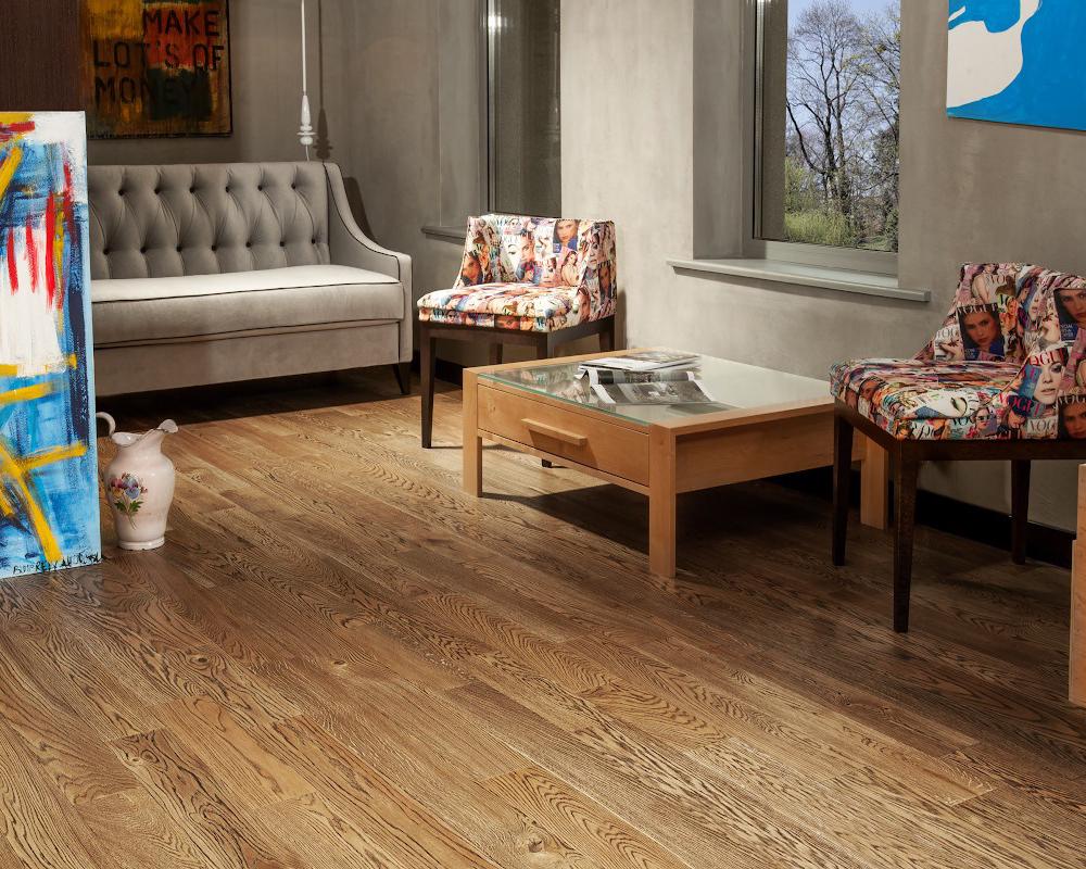 Паркетная доска Floor`360 Дуб PRESTIGE SANTA-ANA OILED 1-полосная Масло