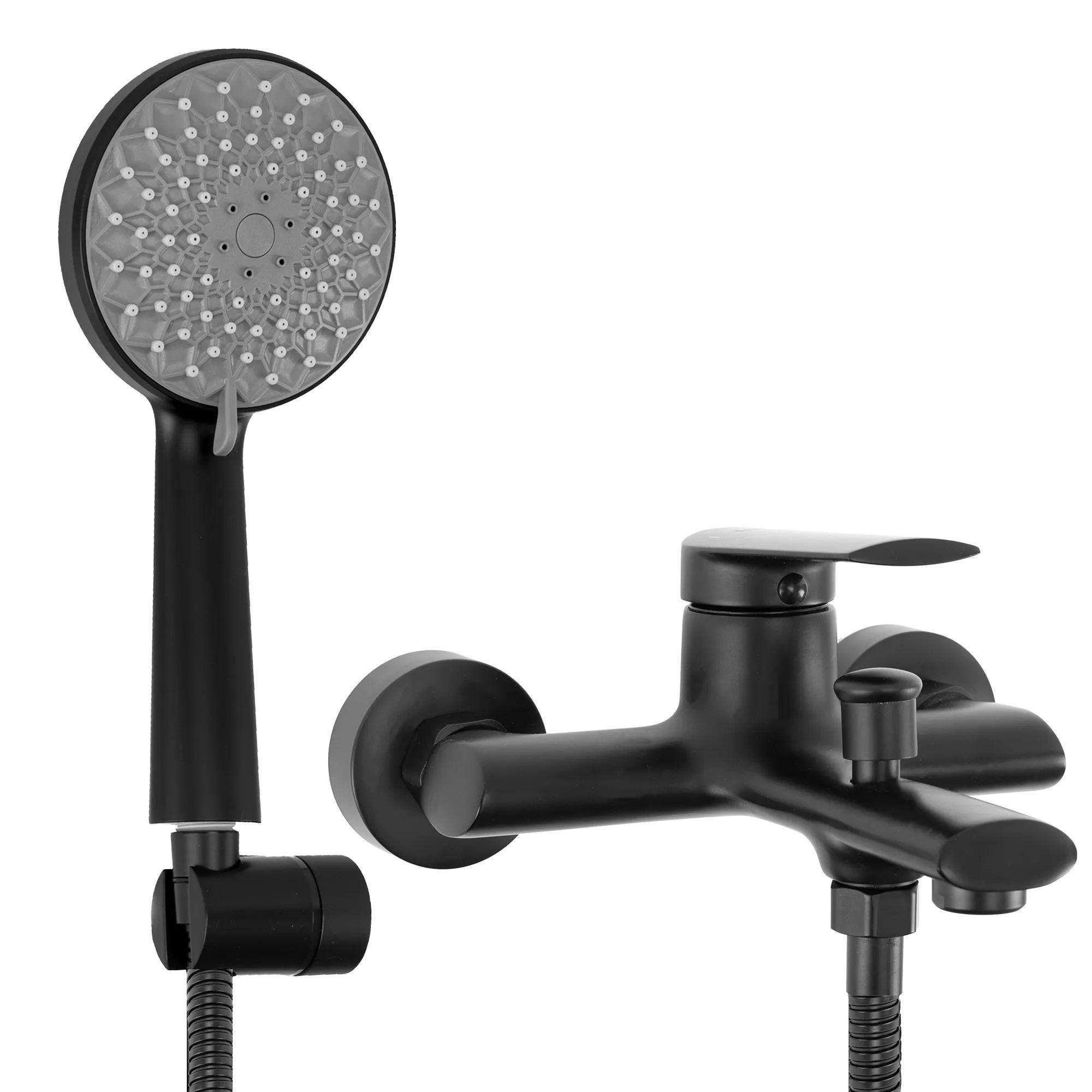 Смеситель для ванны CUBO REA BUZZ BLACK REA-B3421 однорычажный Черный (133795) Смеситель для ванны CUBO REA BUZZ BLACK REA-B3421 однорычажный Черный (133795)