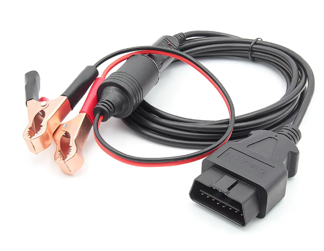 Кабель аварийного питания ECU 12В JFIND JC02 OBDII