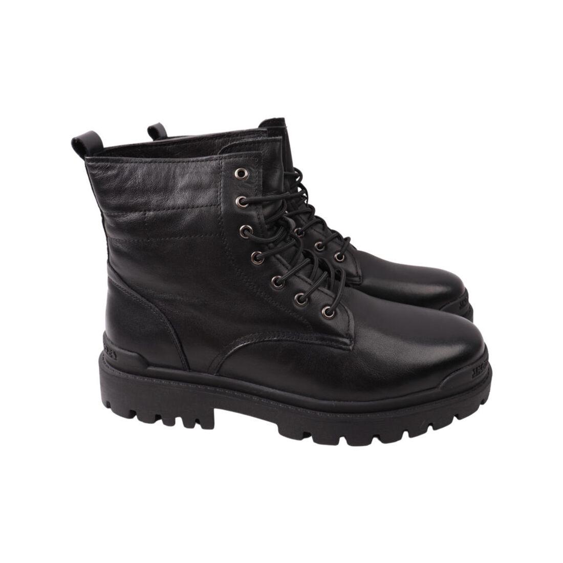 Ботинки мужские Li Fexpert из кожи р. 44 Черный (783-22ZHC)