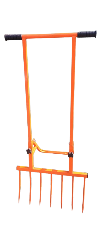 Чудо-лопата ТРАНСФОРМЕР сталь 7 зубів 125 см Помаранчевий - фото 3