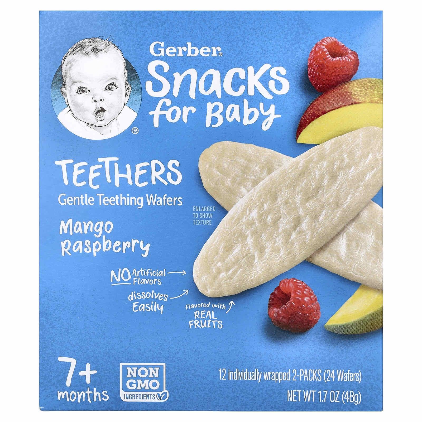 Вафлі для прорізування зубів Gerber