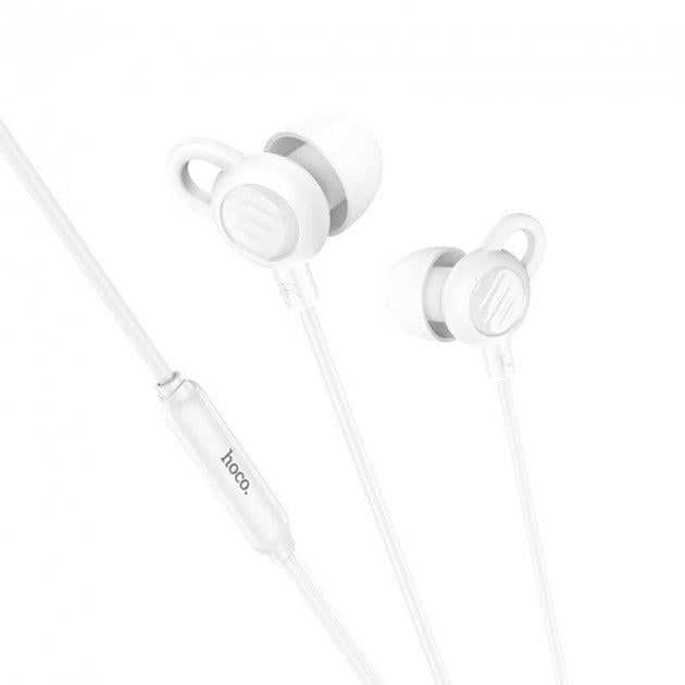 Навушники Hoco Comfortable Universal Silicone Sleeping Earphones with mic M89 White (5ed5a8c9)