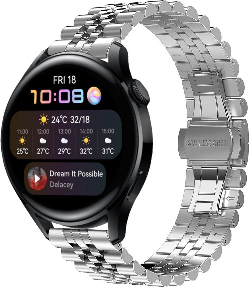 Браслет металлический Stech для Huawei Watch 3 Silver (25260-59) Браслет металлический Stech для Huawei Watch 3 Silver (25260-59)