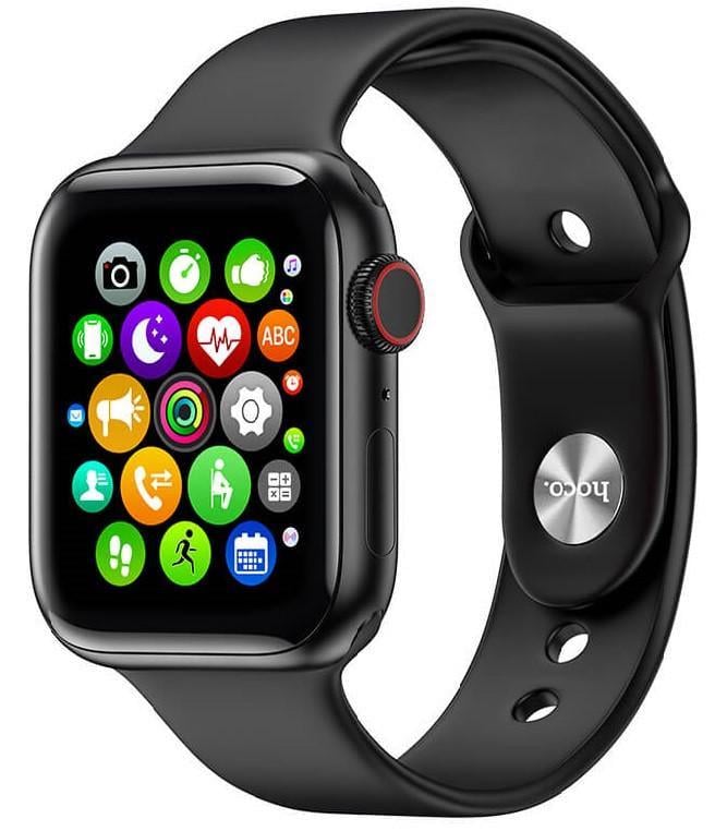 Смарт-часы Hoco Y1 BT Call/Track/HeartRate IP68 Черный (533817)