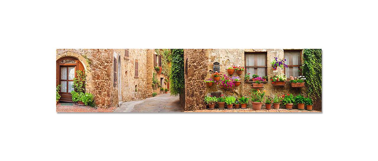 Наклейка виниловая на кухню Zatarga Прованс Горшочки с цветами 650х2500 мм (1304776346)